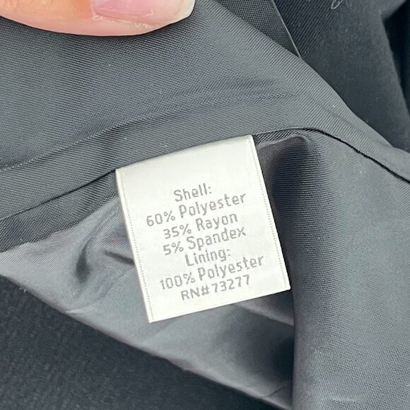 Lauren Conrad Black Tailored 3/4 Length Sleeve Blazer Size 10 - Picture 13 of 13